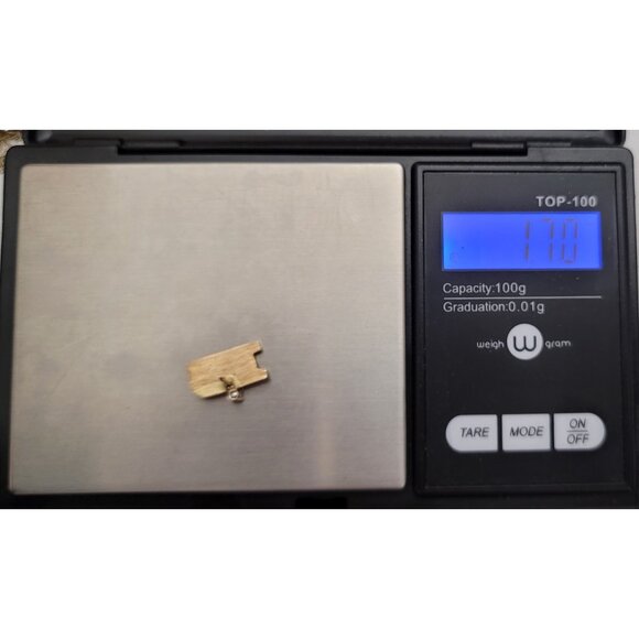 10K Yellow Gold Georgia Bank & Trust Tie Pin E856 - Picture 11 of 12